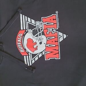 Buffalo Bills Mafia Black Hoodie with Red and White Graphic